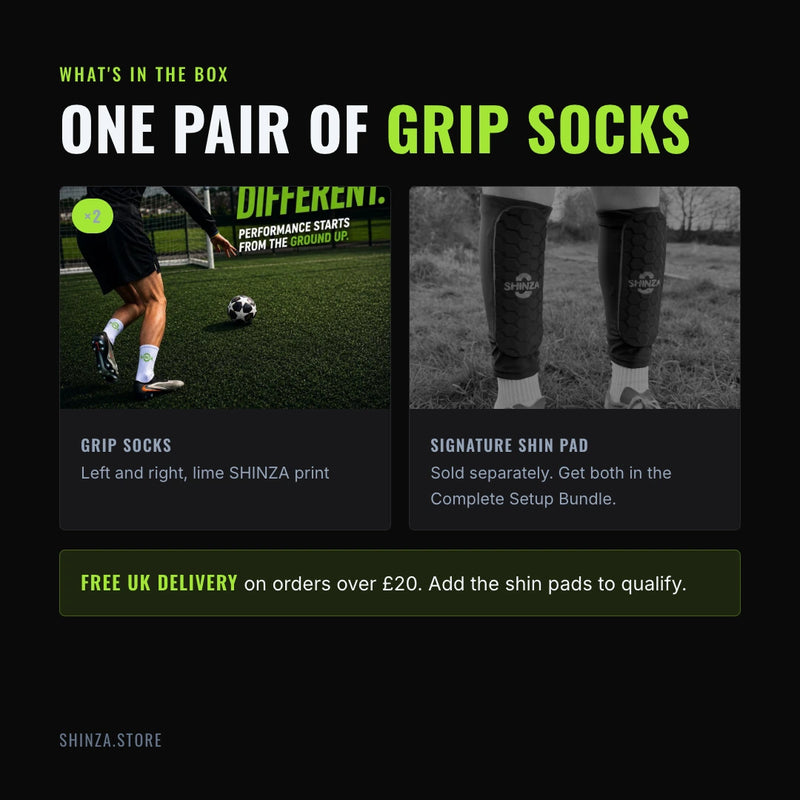 What is in the box with Shinza grip socks
